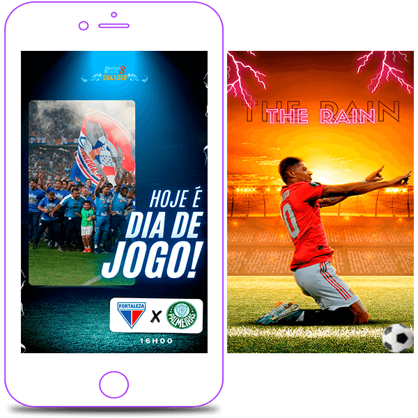 Jogo Brasil Copa do Mundo - Transmissão ao Vivo - Flyer PSD Editável