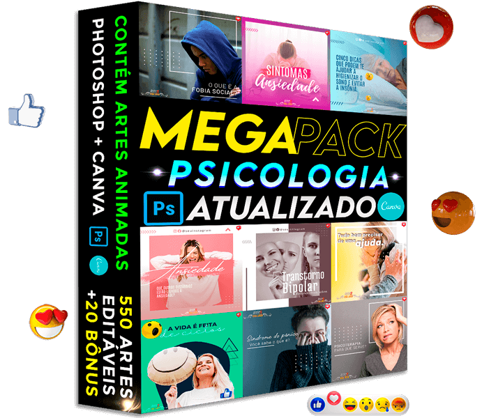 Artes psicologia para redes sociais