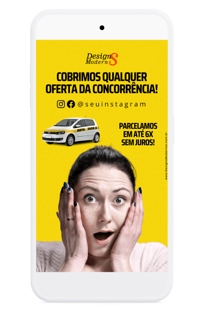 Stories para Auto Escola