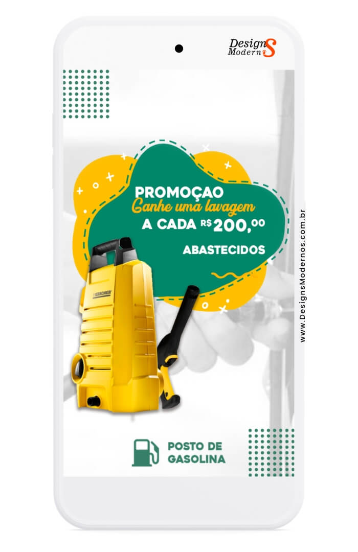 Pack de Story para posto de gasolina