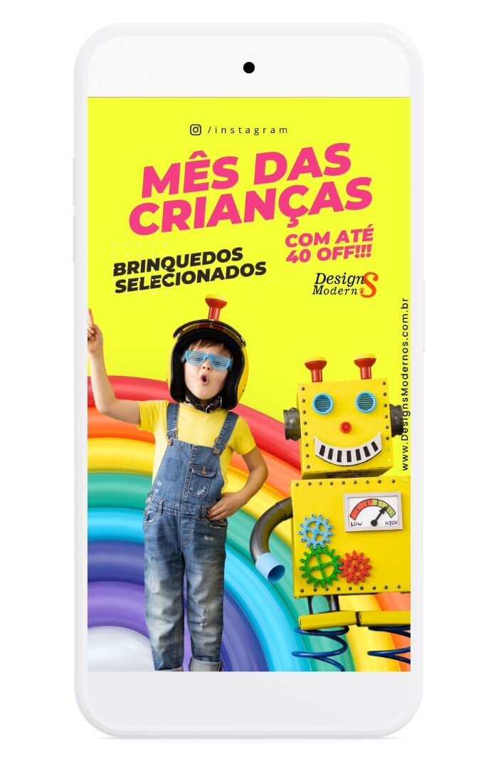 Pacote de stories para o dia das crianças