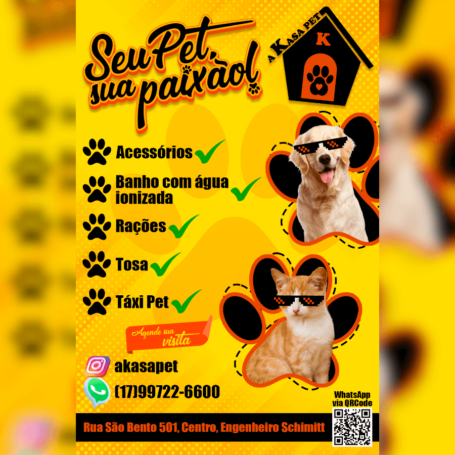 flyer para pet shop