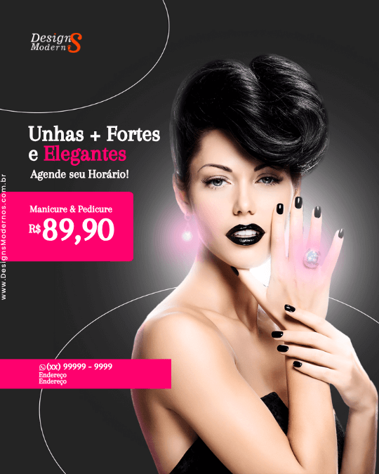 100 Artes para Manicure e Pedicure 4 Artes MANICURE e pedicure