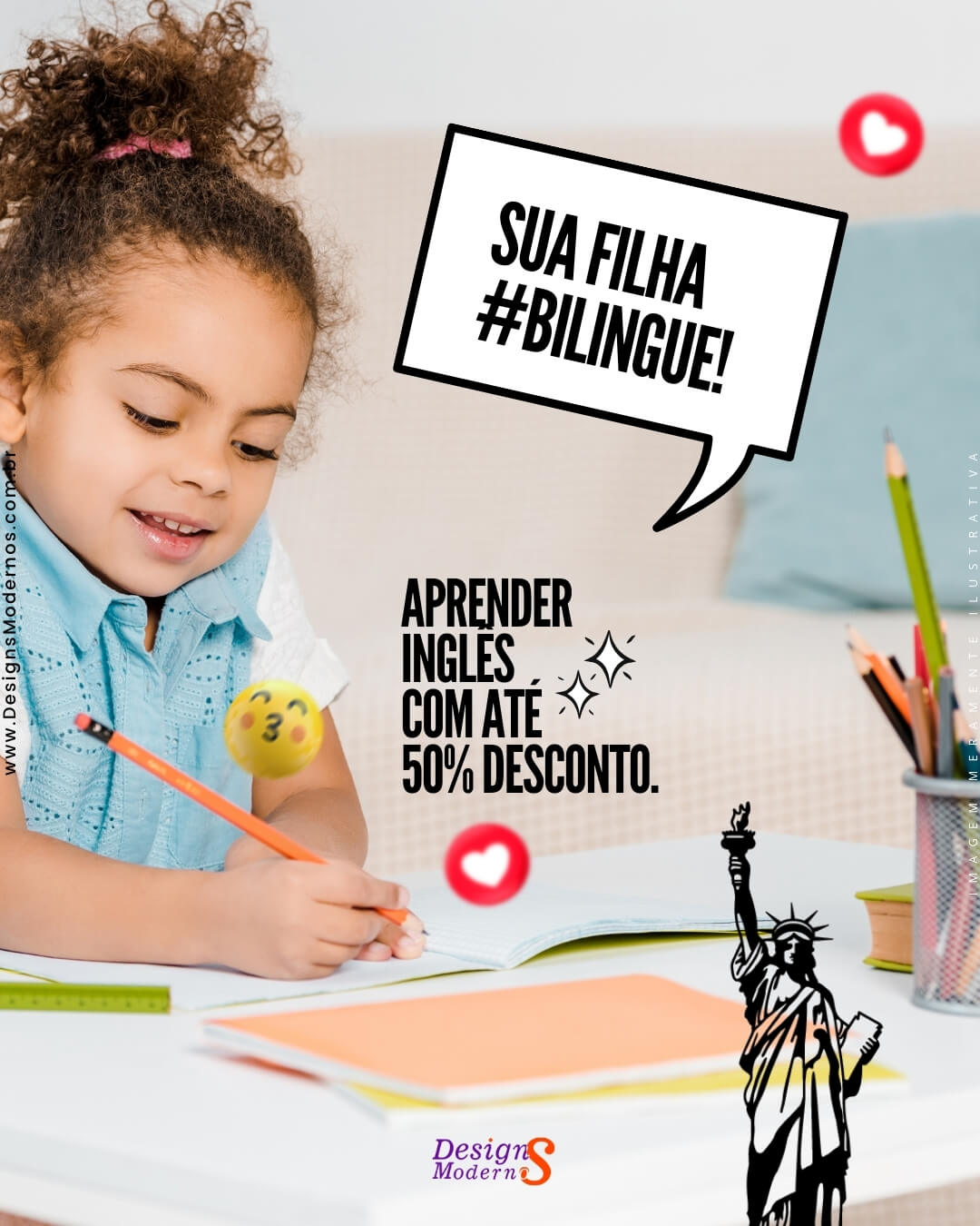 230 Artes para Escola de Inglês 15 Pack Escola de Inglês