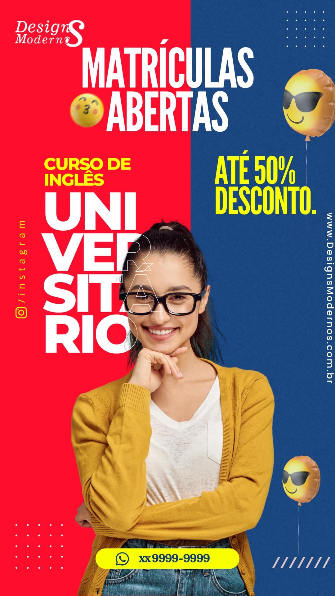 230 Artes para Escola de Inglês 23 Story Editáveis para Curso de Inglês