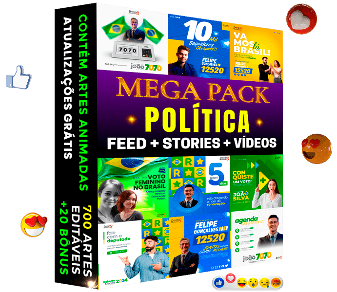 Artes de Política para Redes Sociais