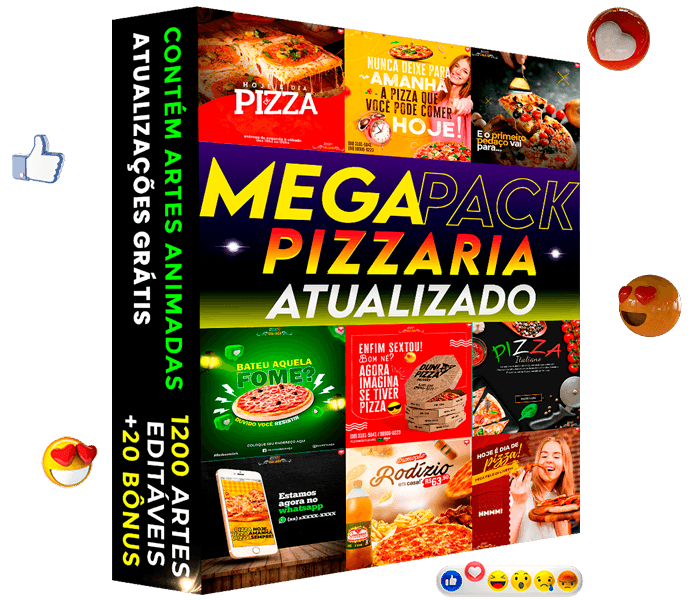 Artes para Pizzaria