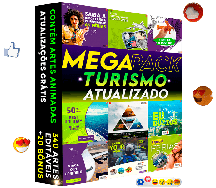pack de ARTES DE TURISMO E AGÊNCIA DE VIAGENS