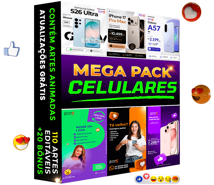 Artes para Loja de Celular