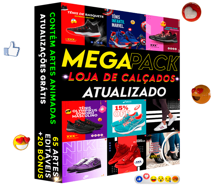 Artes para Loja de Calçados