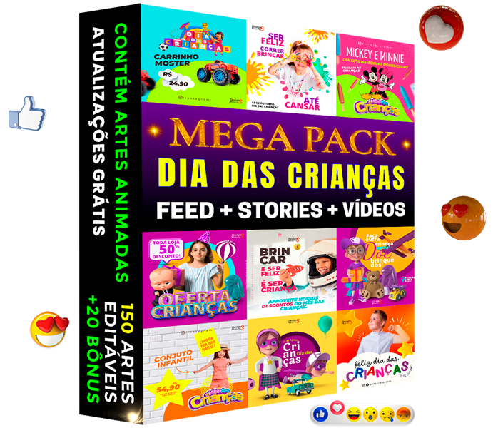 Artes para o Dia das Crianças