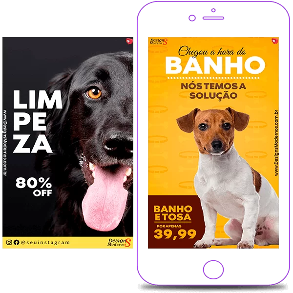 stories para Pet Shop