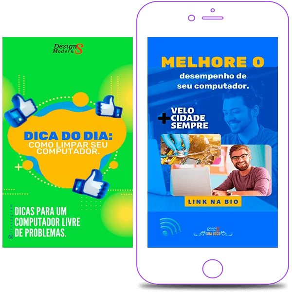 stories de informática para redes sociais