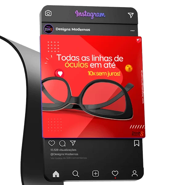 Pack de 575 Artes para Óticas e Oftalmologistas 12 Artes editáveis para Óticas e Oftalmologistas