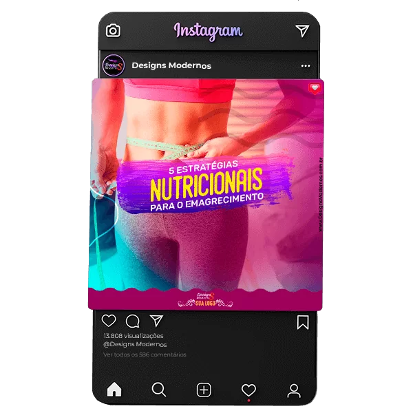 artes editáveis para nutricionista