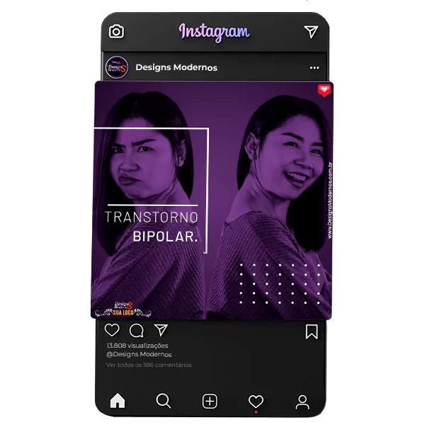 pack de Artes editáveis psicologia para redes sociais
