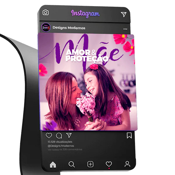 Pack de 100 Artes para o Dia das Mães 13 Pacote de Artes Editáveis para Dia das Mães