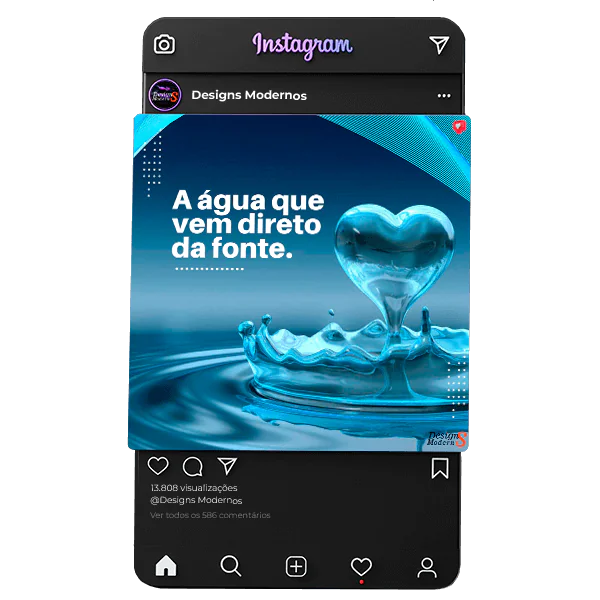 Pack de 30 Artes para Distribuidora de Água 12 Pacote de Artes para Distribuidora de Água