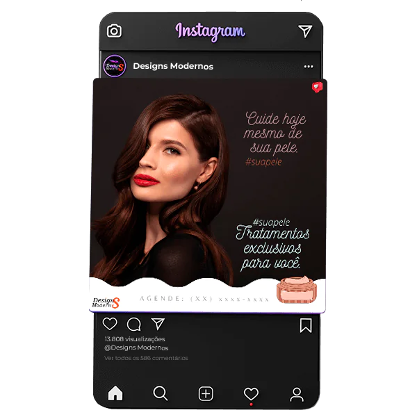 Pack de Artes Editáveis para Estética