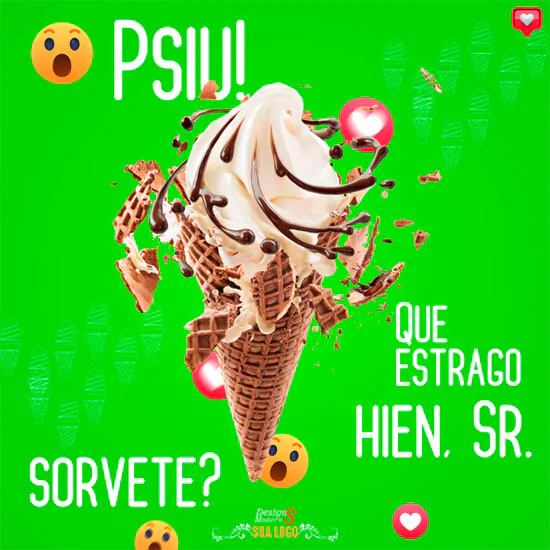 pacote de artes para sorveteria