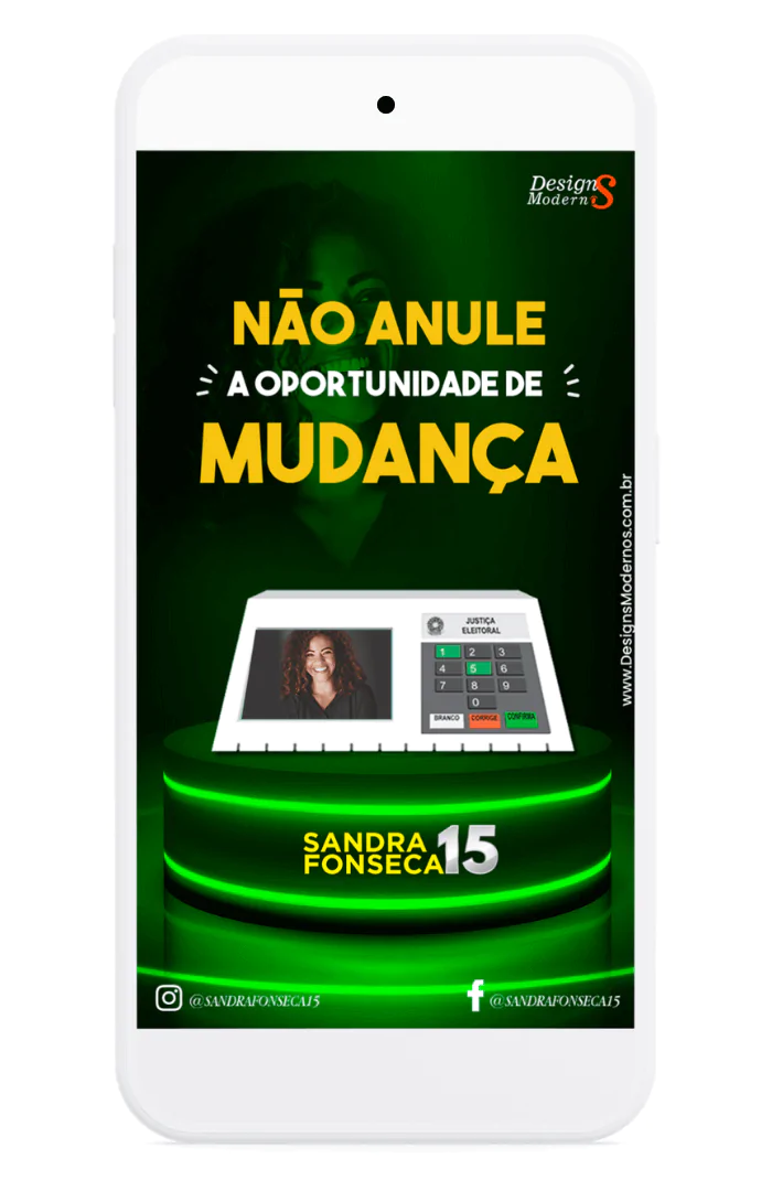 Pacote de Stories Editáveis de Política