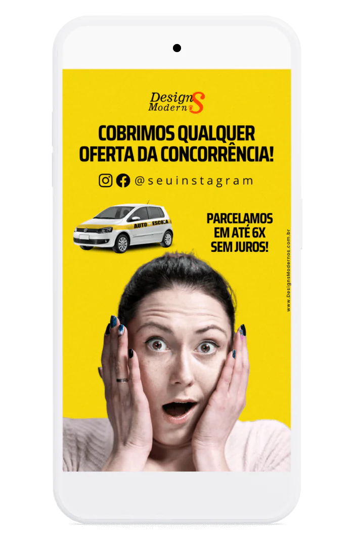 Stories para Auto Escola