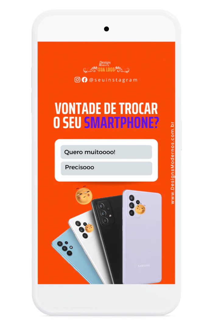 Pack de 100 Artes para Loja de Celular 25 Pack stories loja de celular