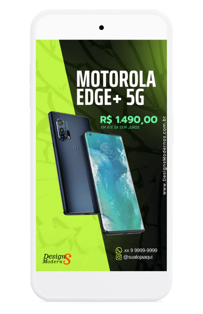 Pack de 100 Artes para Loja de Celular 21 Stories para Loja de celular