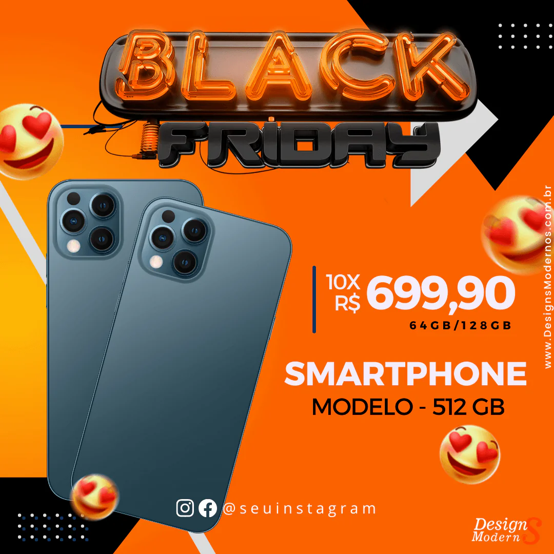 Pack de 100 Artes para Loja de Celular 11 artes celulares