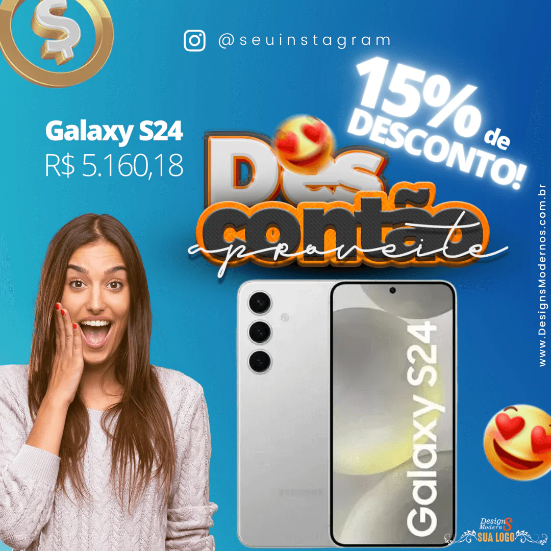 Pack de 100 Artes para Loja de Celular 16 pacote de artes para Loja de Celular editáveis