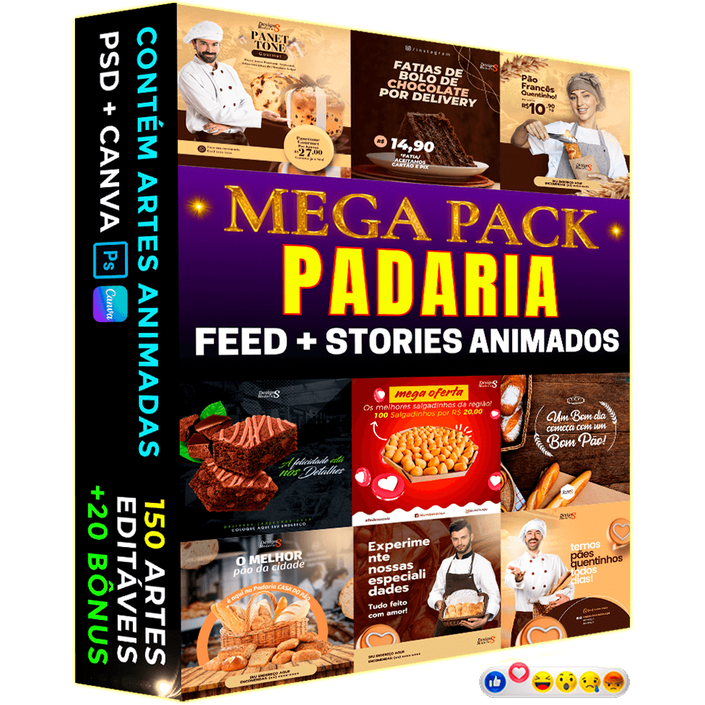 150 Artes para Padaria 7 Artes para Padaria