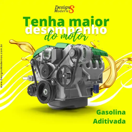 PAck Instagram Posto de Gasolina