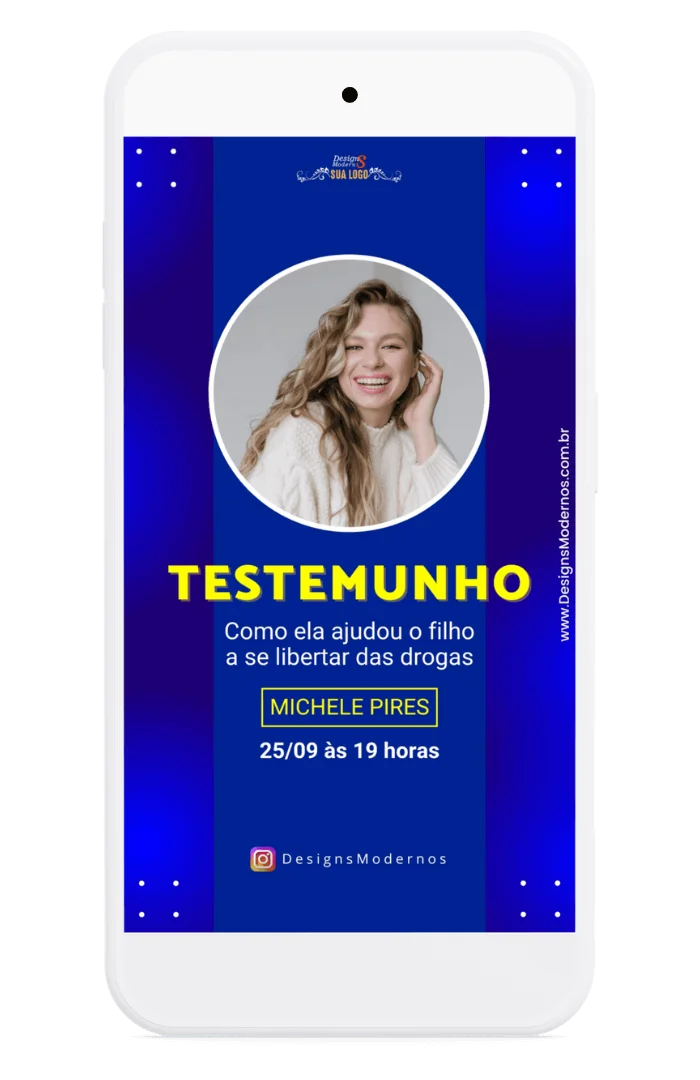 story de testemunho evangélico