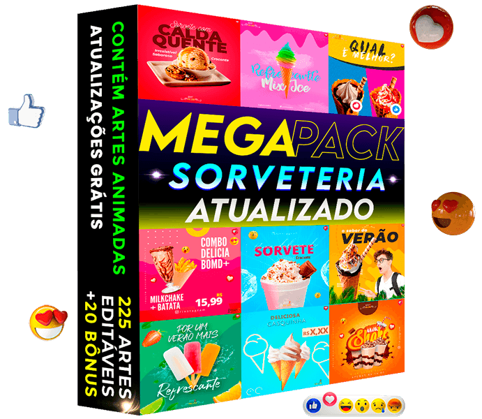Artes para Sorveteria