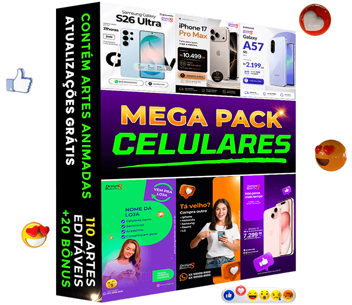 Artes para Loja de Celular