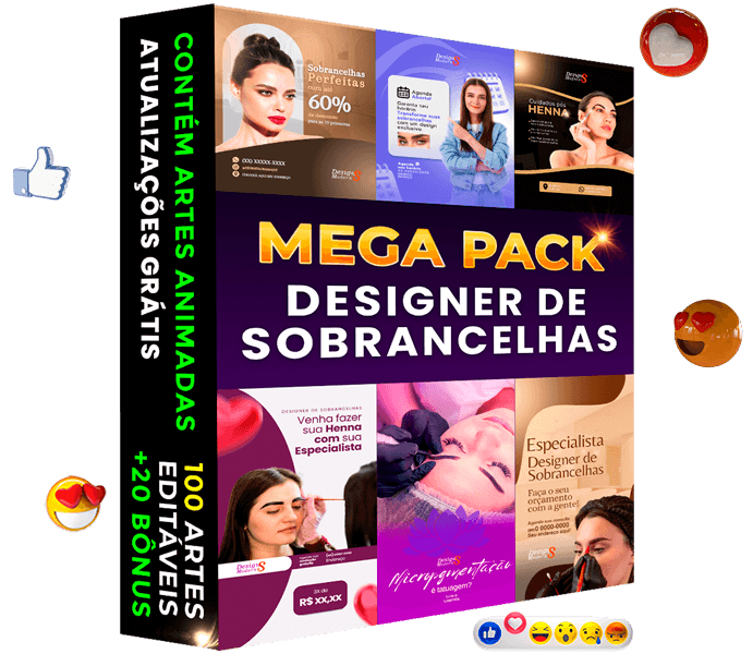 Artes para Designer de Sobrancelhas