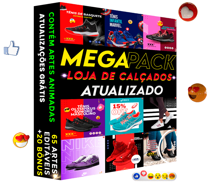 Artes para Loja de Calçados