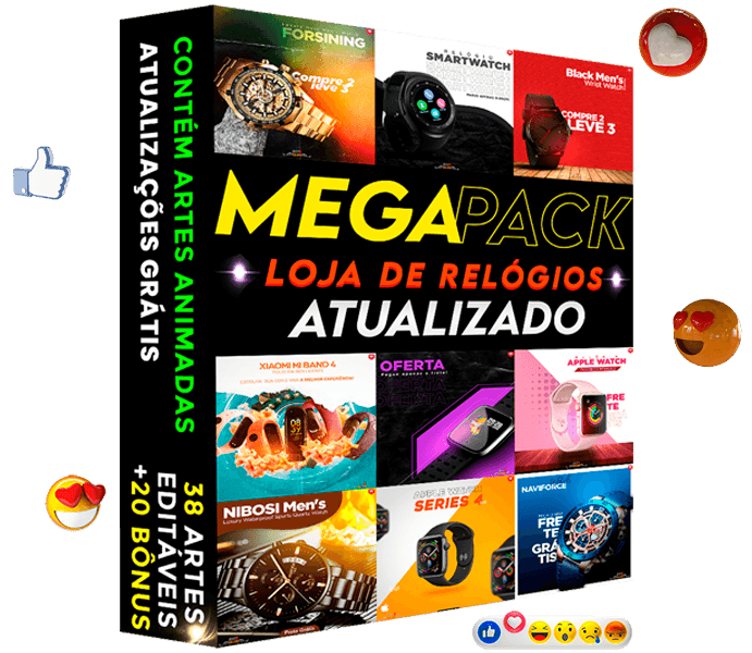 Artes para Loja de Relógios